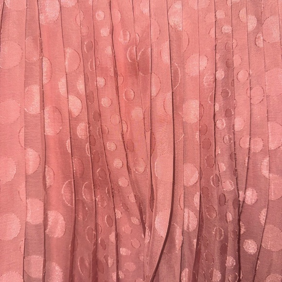 Pink Pleated Flowy Skirt by DownEast - Size Large - Picture 2 of 7